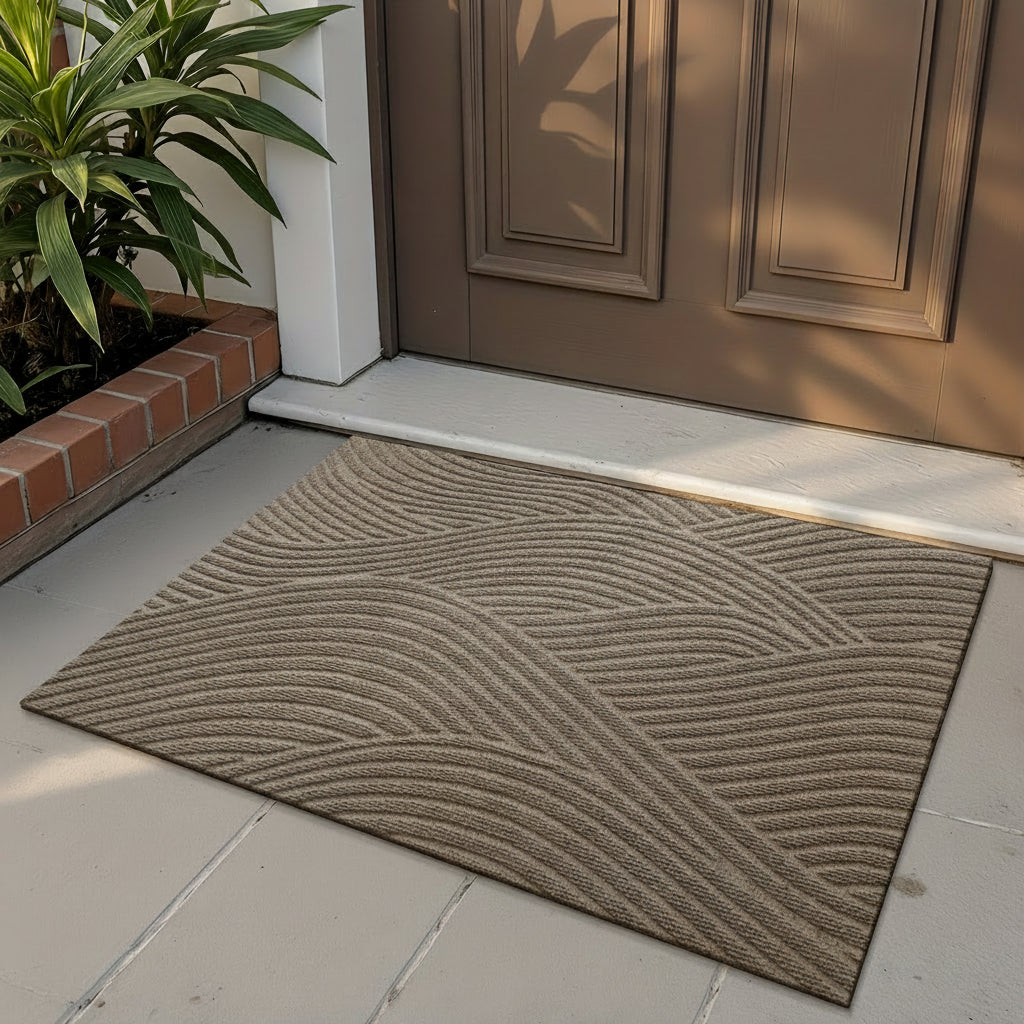 Stylish Non-Slip Geometric Entryway Mat for Your Home