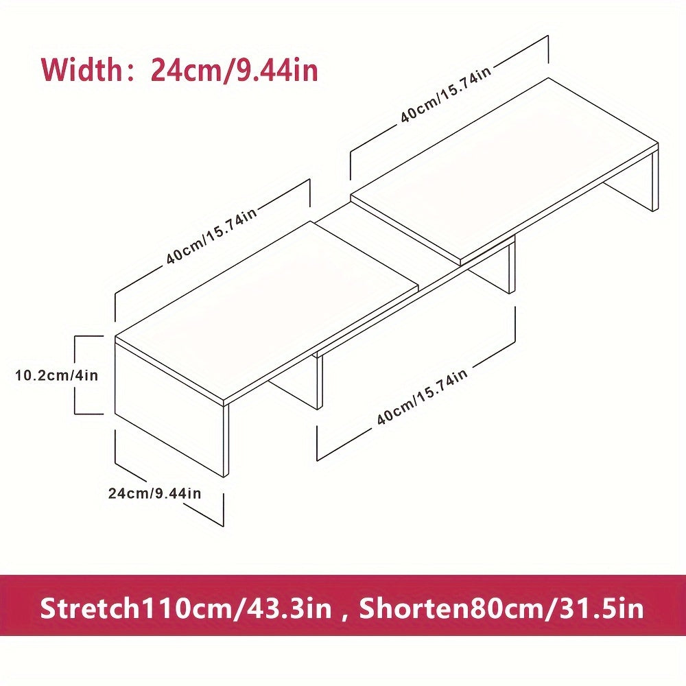 ErgoMount - Adjustable Dual Monitor Stand with Laptop Holder