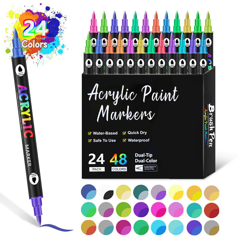 VividMyst™ — Ignite Your Creativity with Explosively Rich Dual-Tip Colors That Last