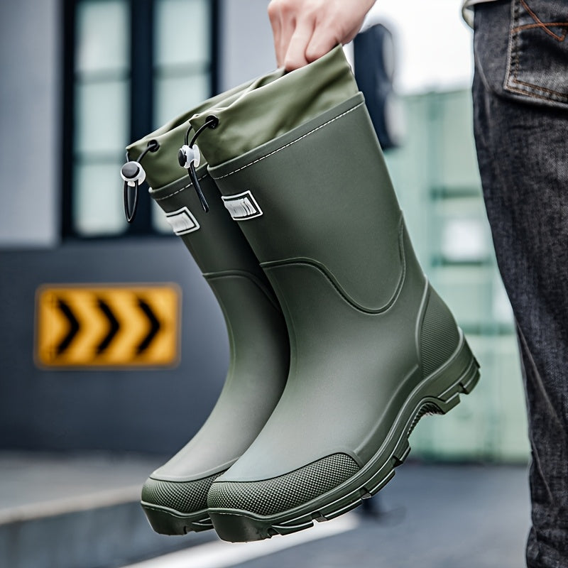 AquaGuard - Sturdy Mid-Calf Waterproof Footwear for All