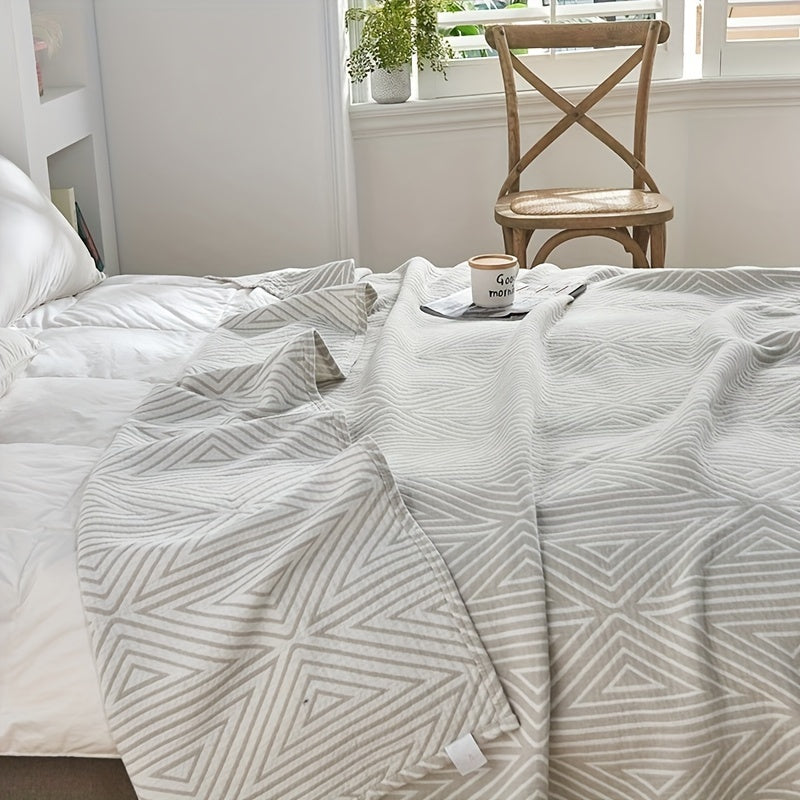 BreezySoft – Lightweight Cotton Blanket for Ultimate Summer Relaxation
