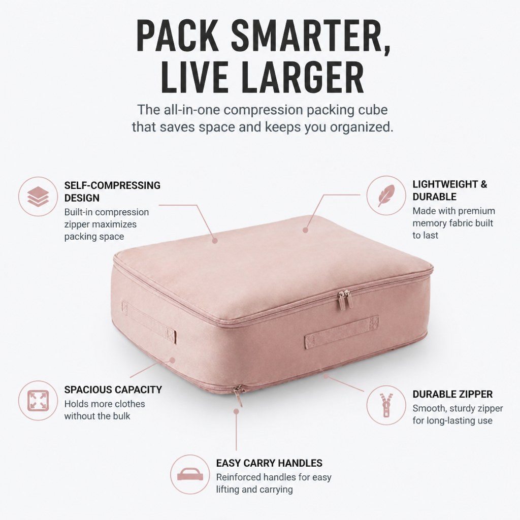 SpaceSavvy™ Pro — Crush Clutter, Unleash Freedom, Pack Like a Pro