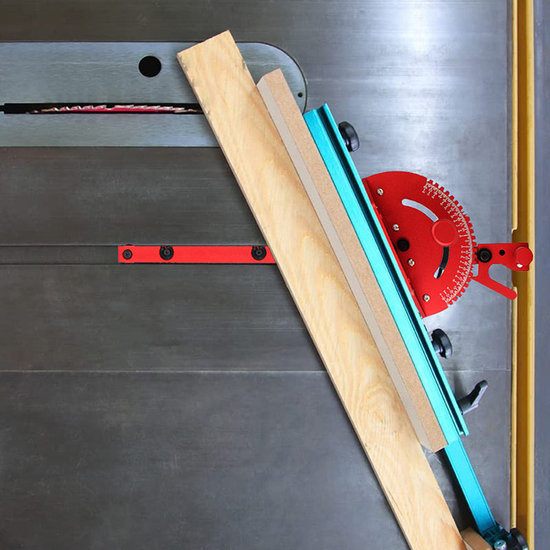 Adjustable Protractor Miter Stop – Angle Range 0° to 60°