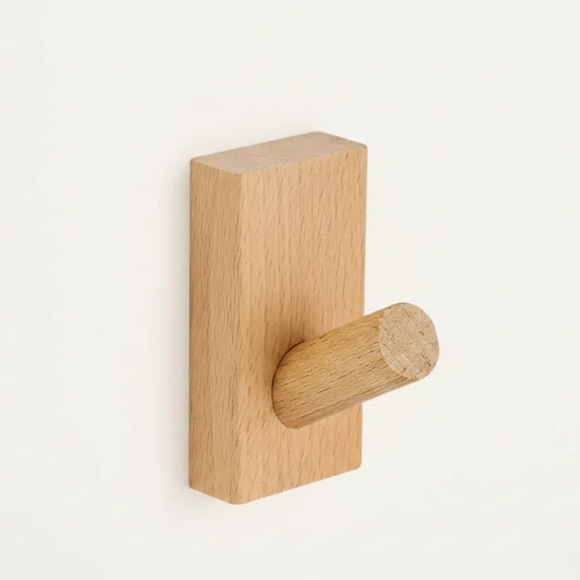 Nordic Style Wooden Wall Hook for Home Decor