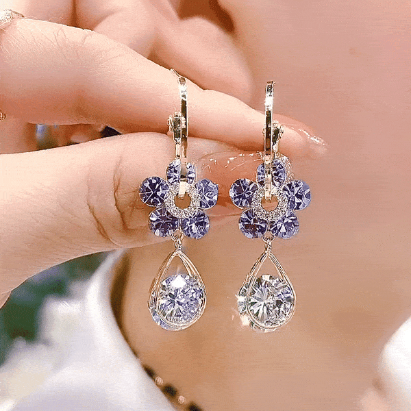 FloraLuxe™ Earrings — Ignite Every Room with Radiant Confidence and Timeless Sparkle