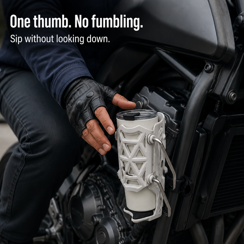 VeloGrip™ — Secure Your Bottle Firmly to Prevent Bouncing on Rough Rides