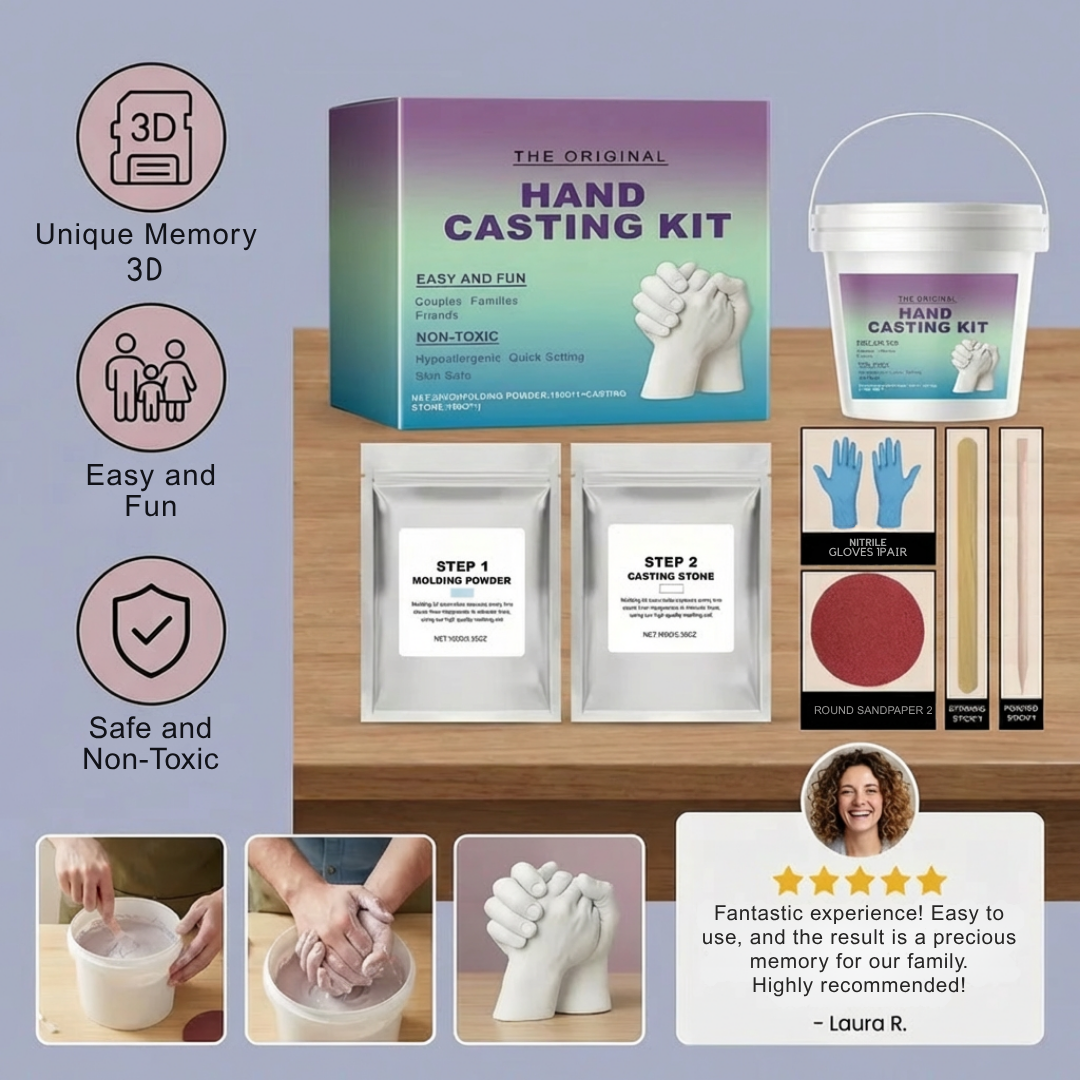 MemoraCast™ — Capture Love’s Touch in a Timeless 3D Keepsake You Can Hold Forever
