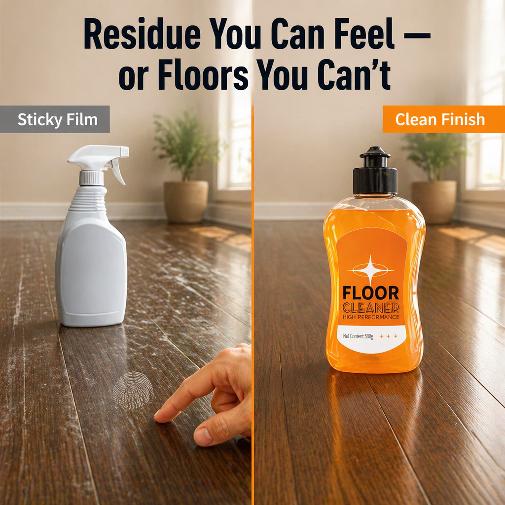 FloorLuxe™ — Mop Wood, Tile, and Bamboo Free of Sticky Chemical Residue