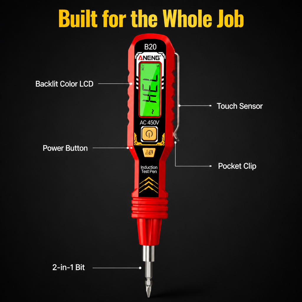 VoltSpark™ — Detect Live Wires in Two Seconds Without Contact