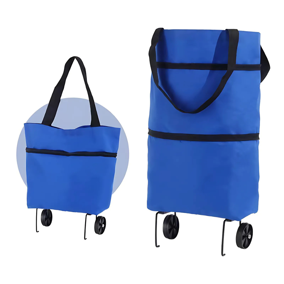 Shopping Cart | Foldable Rolling Bag | Lightweight Carrier | Icone