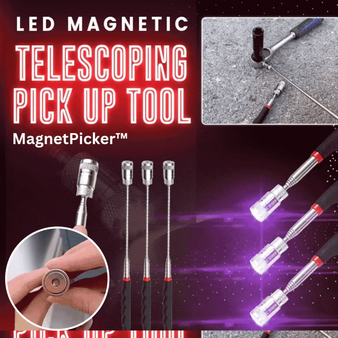 MagnaReach™ — Effortlessly Find Every Tiny Part Without Backstrain or Guesswork