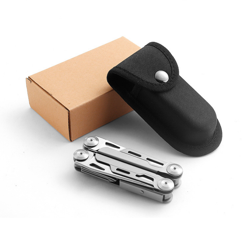 Compact Stainless Steel Multi-Tool with Pliers – 12 Functions