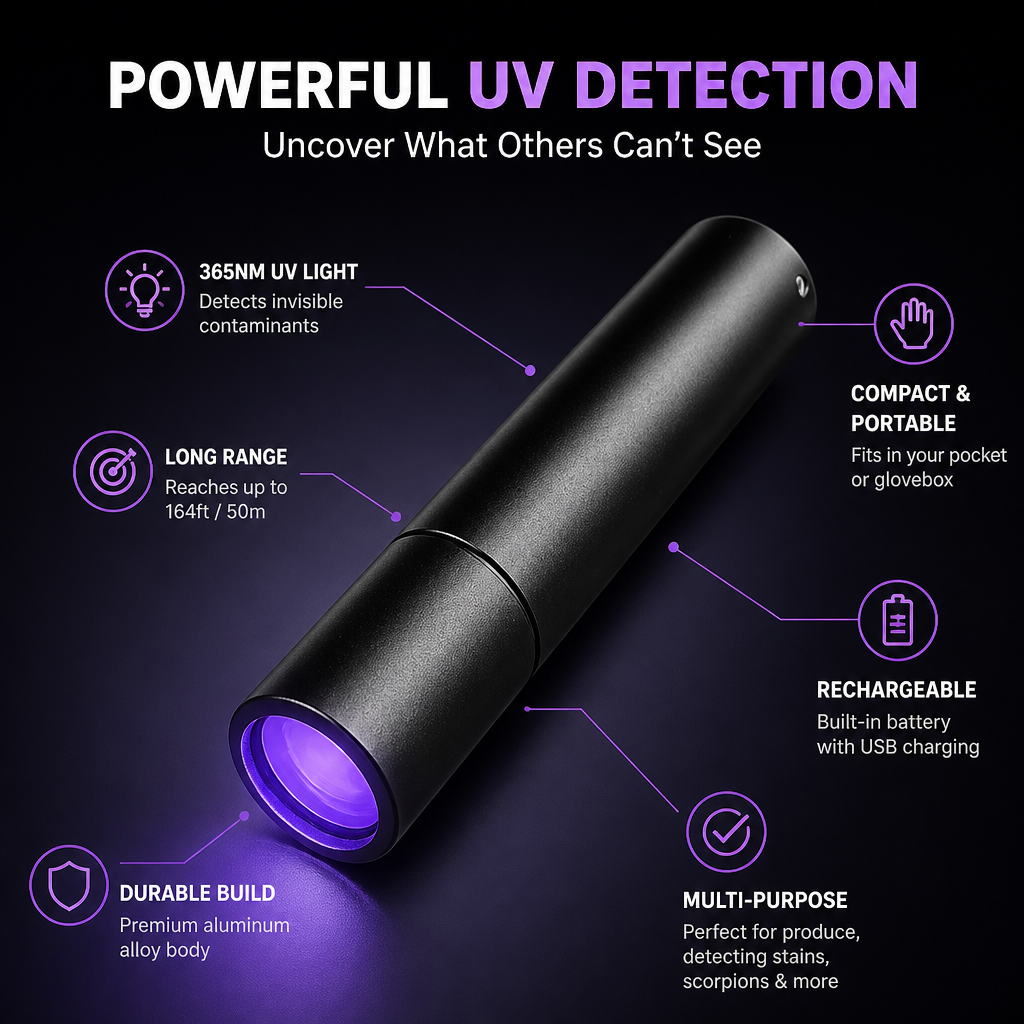 LumaSure™ — See Invisible Toxins Instantly and Eat with Unshakable Confidence