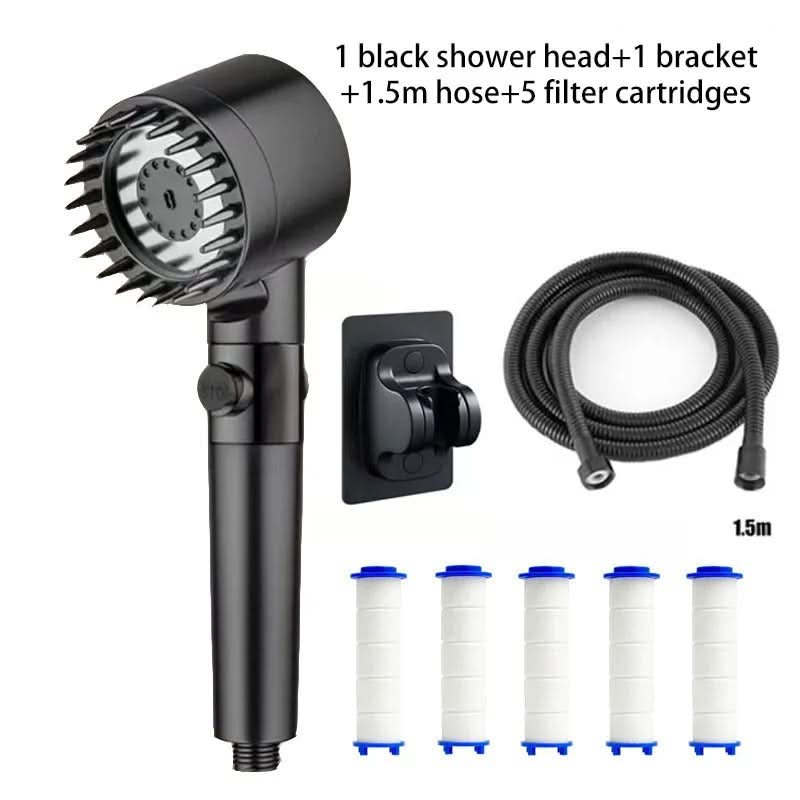 High-Pressure Shower Head with 3 Spray Settings