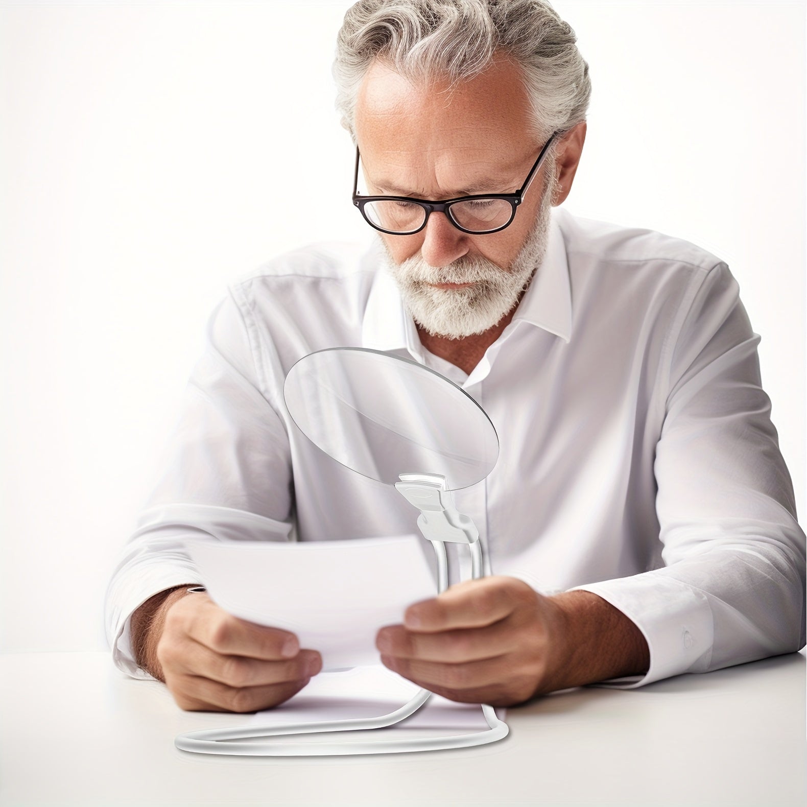 Hands-Free 5X Magnifier for Crafting and Detailed Work