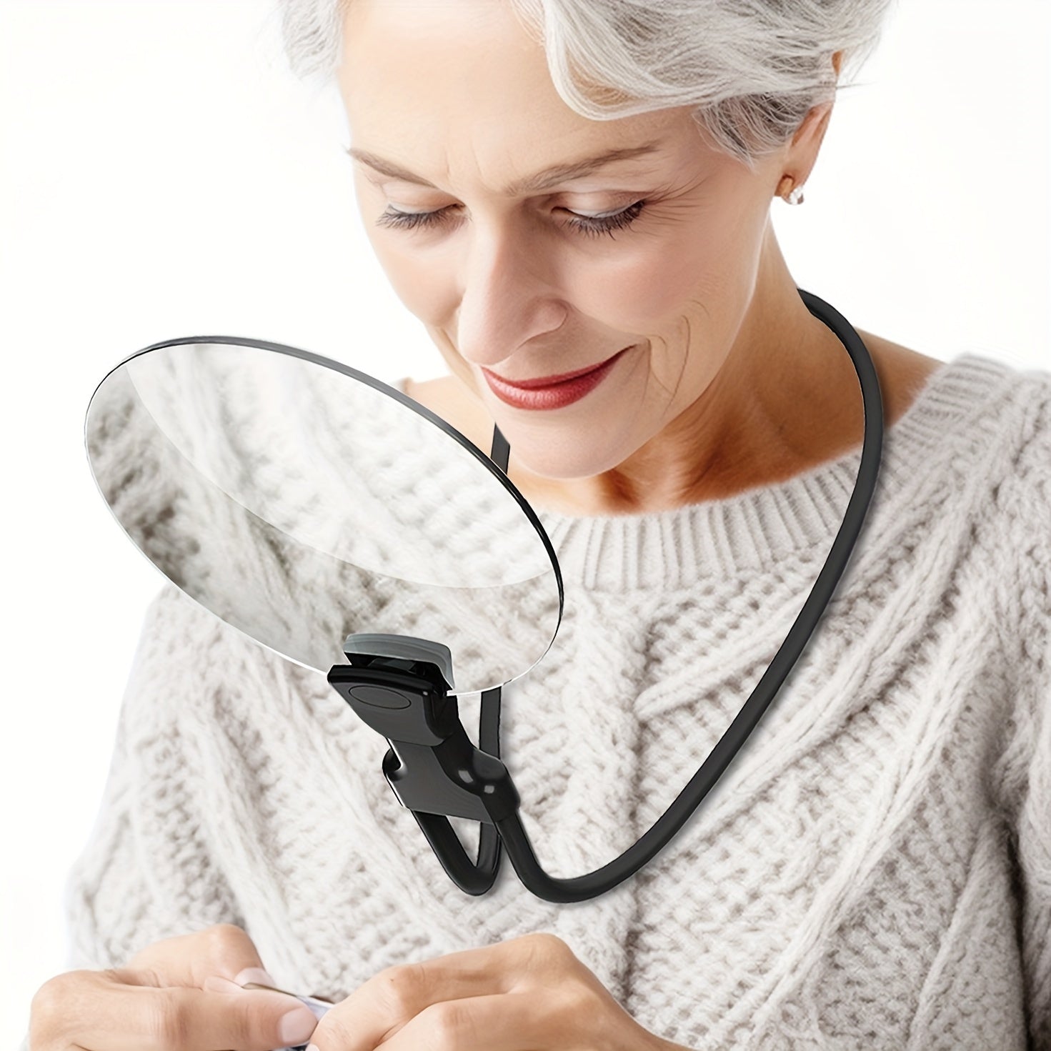 Hands-Free 5X Magnifier for Crafting and Detailed Work