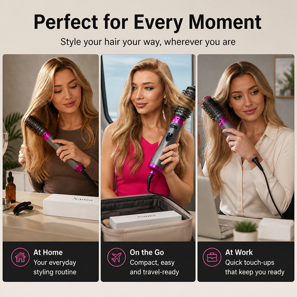 Vívora™ AirStyler — Dry, Smooth & Add Salon Volume in One Pass