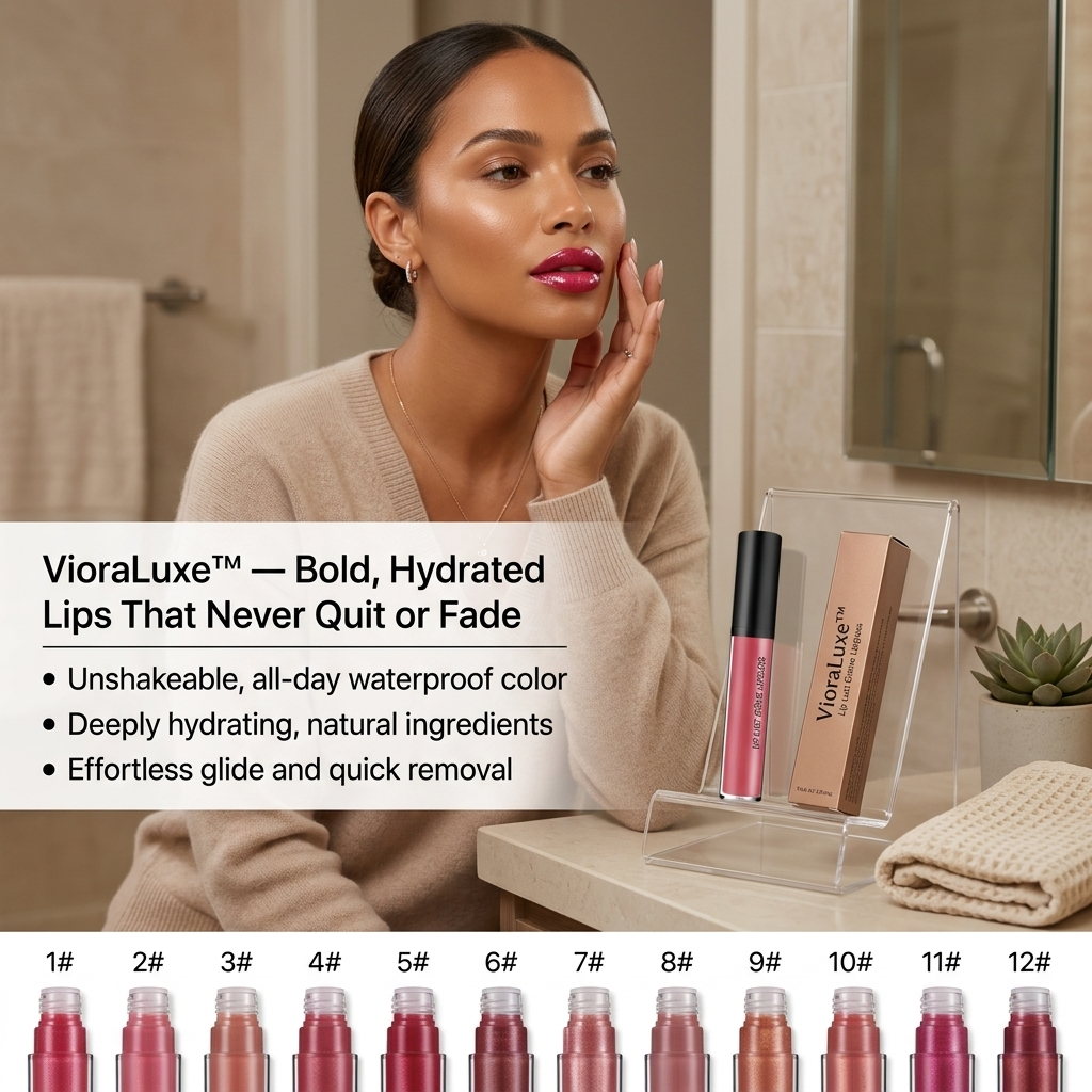 VioraLuxe™ — Bold, Hydrated Lips That Never Quit or Fade