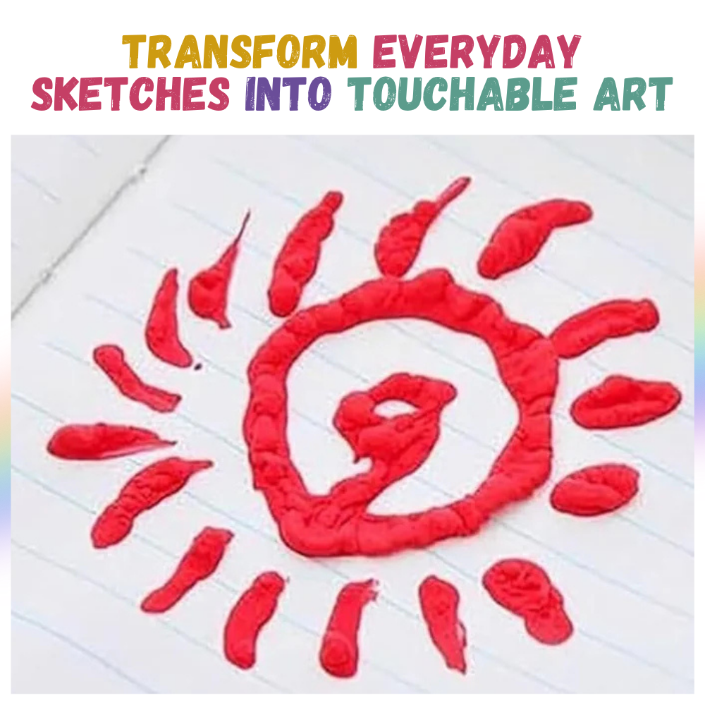 InspiraRise™ 3D Drawing Pens — Bring Your Imagination to Life with Vibrant, Touchable Art That Pops Off the Page