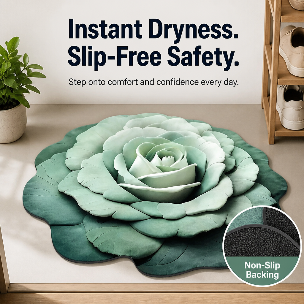 HydraGuard™ Ultra-Dry Mat — Instant Dryness and Slip-Free Safety for Every Step