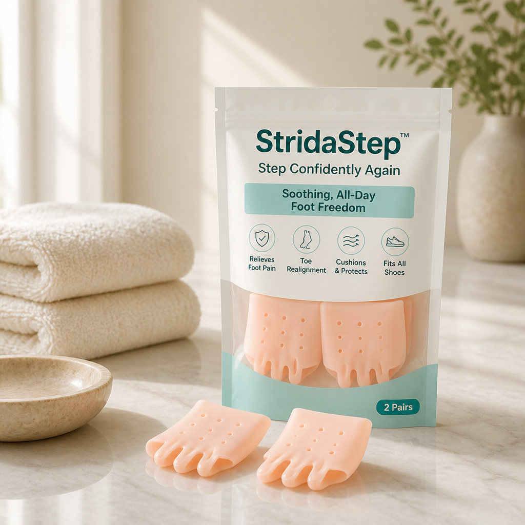 StridaStep™ — Step Confidently Again with Soothing, All-Day Foot Freedom