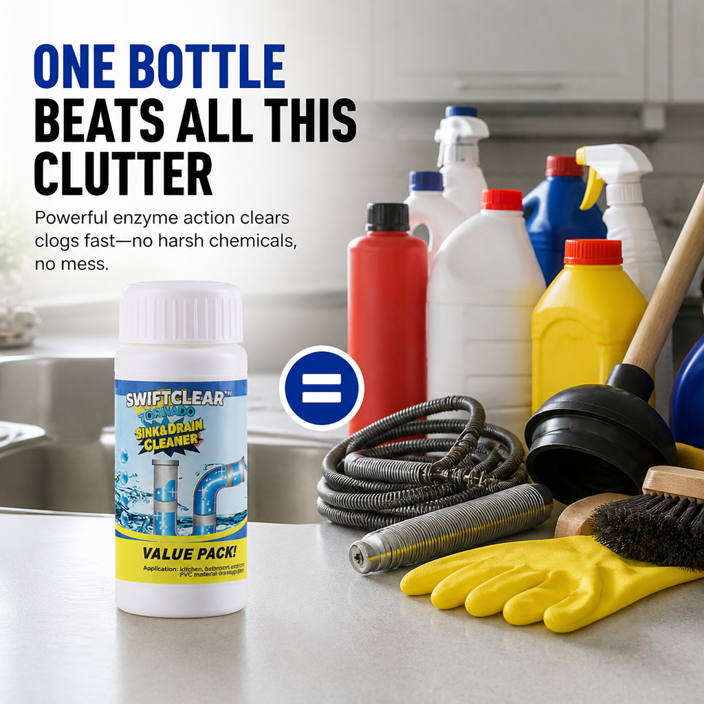 SwiftClear™ — Blast Away Clogs Fast and Enjoy a Fresh, Stress-Free Home