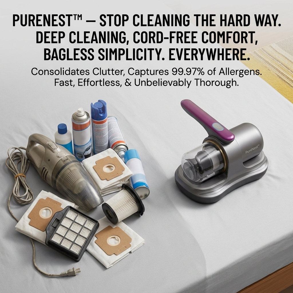 PureNest™ — Breathe Freely with Deep, Allergy-Free Comfort Everywhere