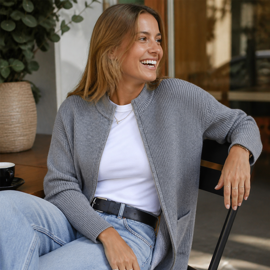 SereniKnit™ — Feel Wrapped in Soft, Stretchy Warmth That Moves With You