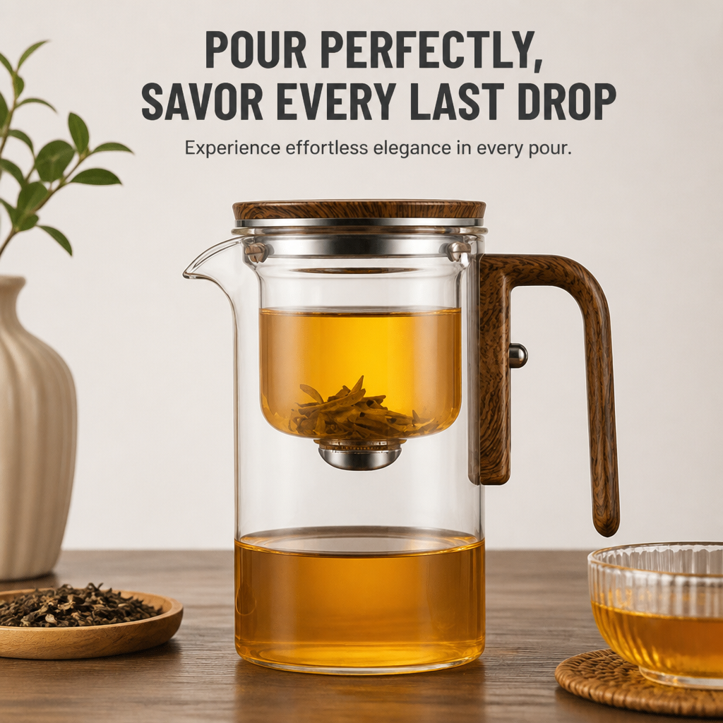 SereniSip™ — Experience Effortless Elegance and Pure Calm in Every Pour