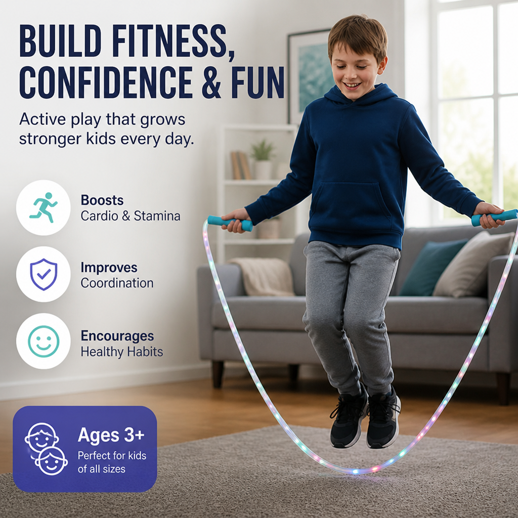 LumaLeap™ — Light Up Every Jump with Joyful Energy and Perfect Fit