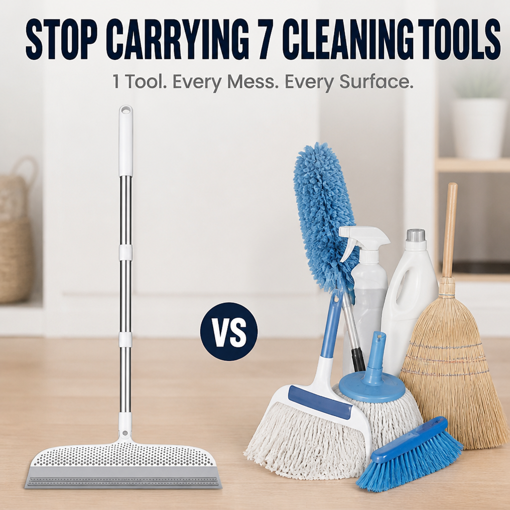 SwiftSweep™ — Transform Your Mess Into Spotless Floors in One Easy Sweep