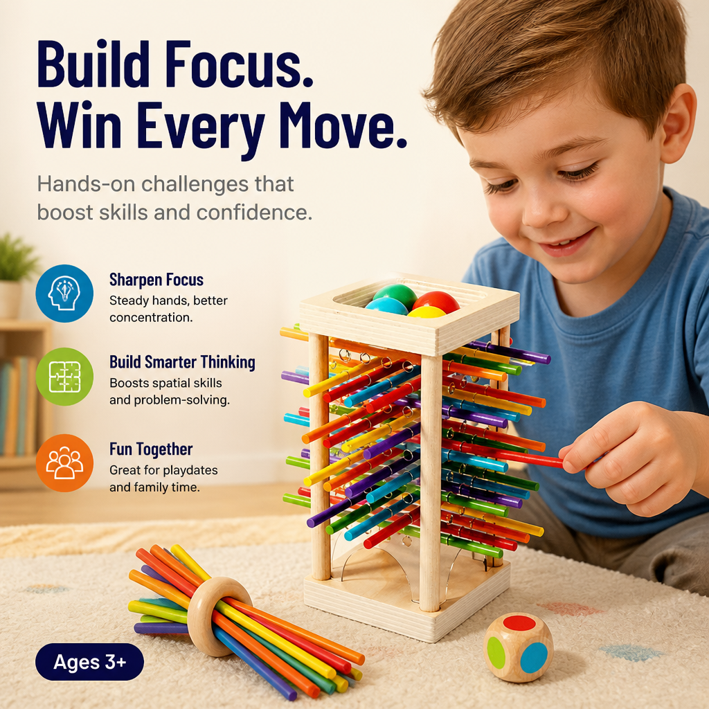 FocusBeam™ — Ignite Focus, Build Patience, and Unlock Your Child’s Brain Power