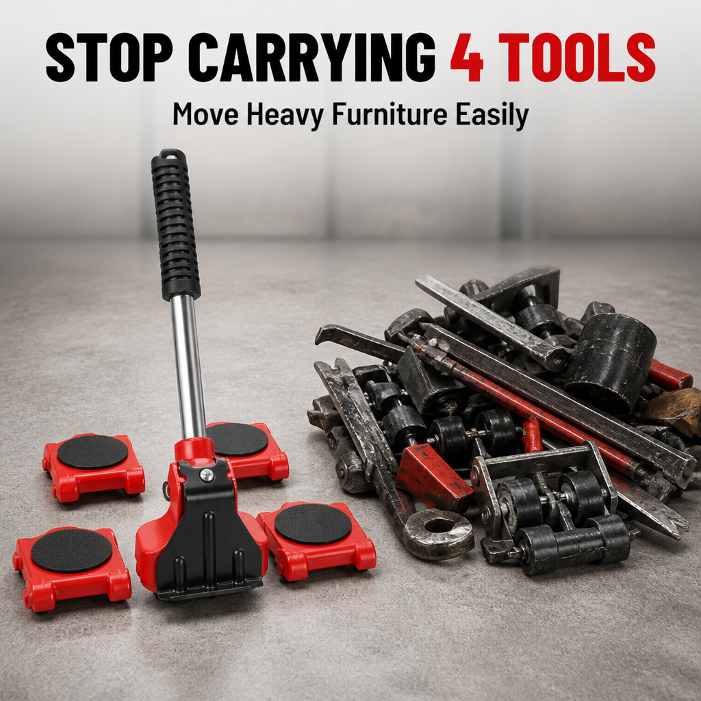 LiftEase Pro™ — Move Heavy Furniture Solo Without Pain or Struggle
