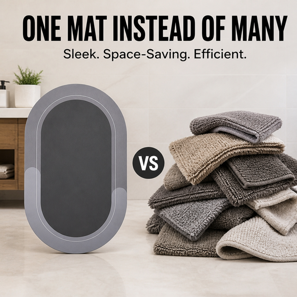 DrySure™ Quick-Dry Mat — Step Confidently Into a Safer, Fresher Bathroom Every Time