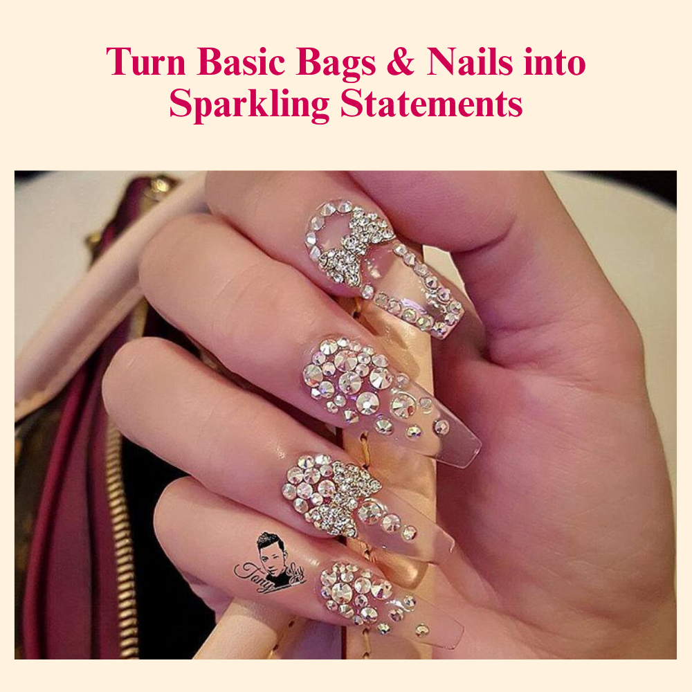 GlowPulse™ Rhinestone Pen — Craft Stunning Sparkle Effortlessly with Every Press