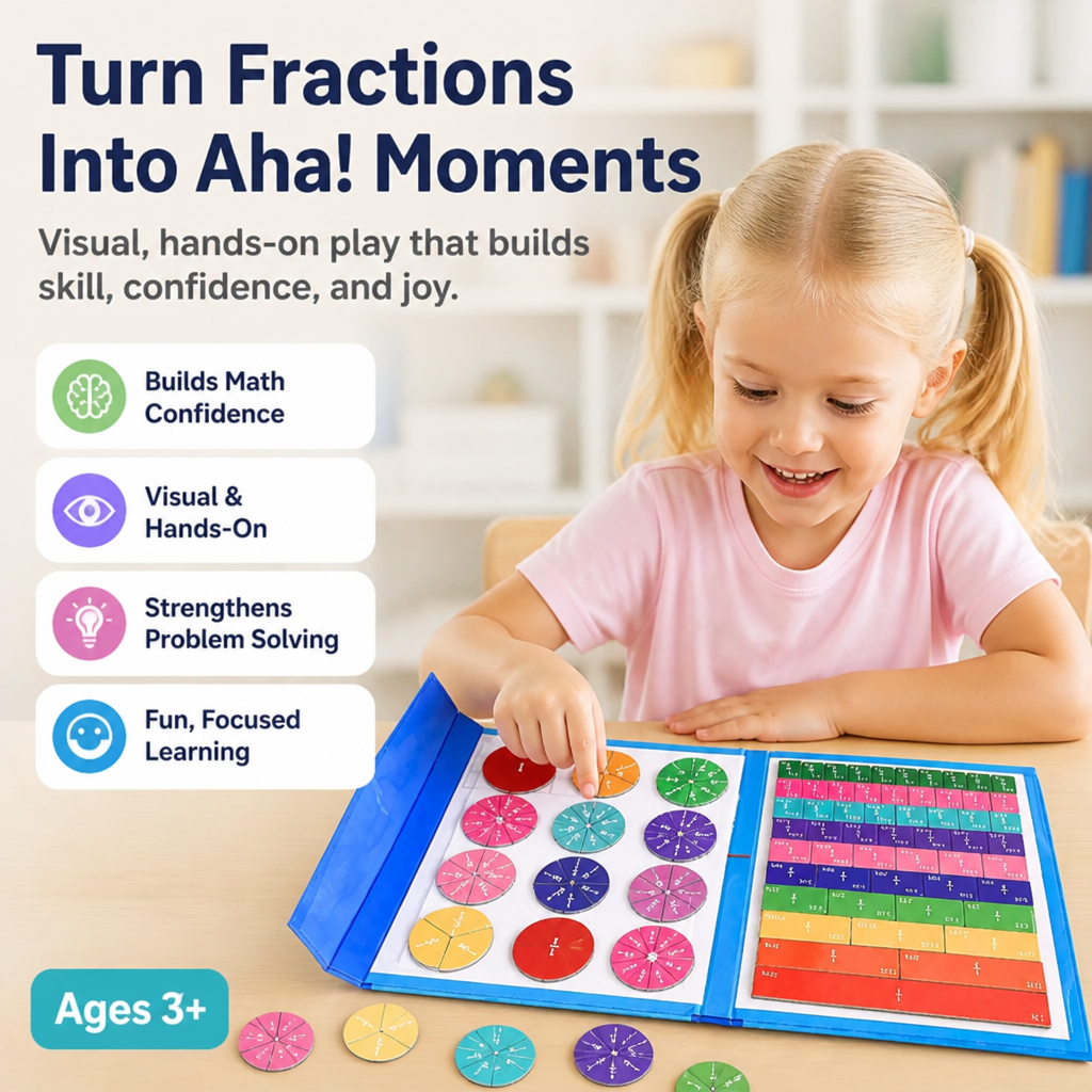 BrightPieces™ — Watch Your Child Turn Fractions Into Confident, Joyful Mastery