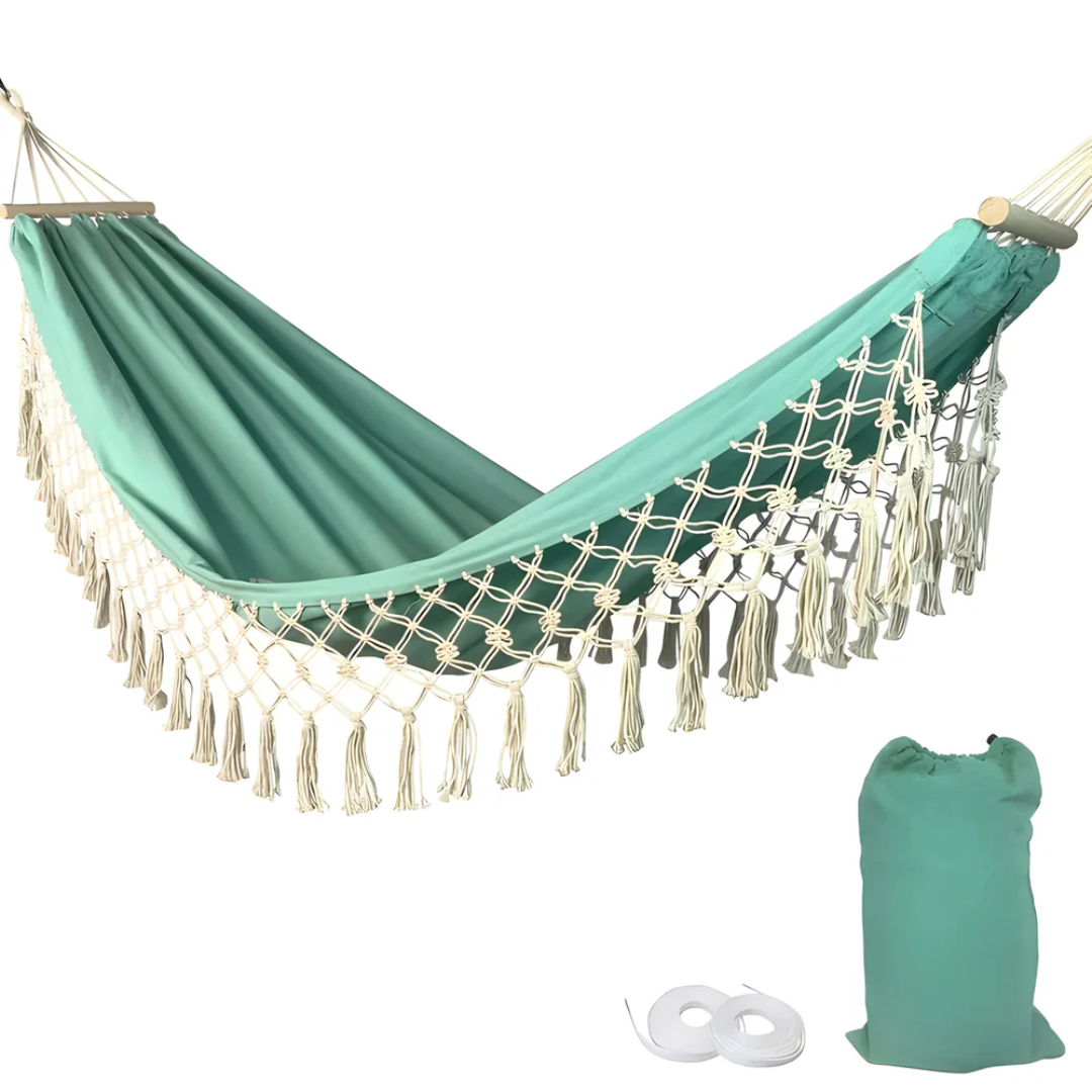 Serenity Bliss Cotton Outdoor Hammock