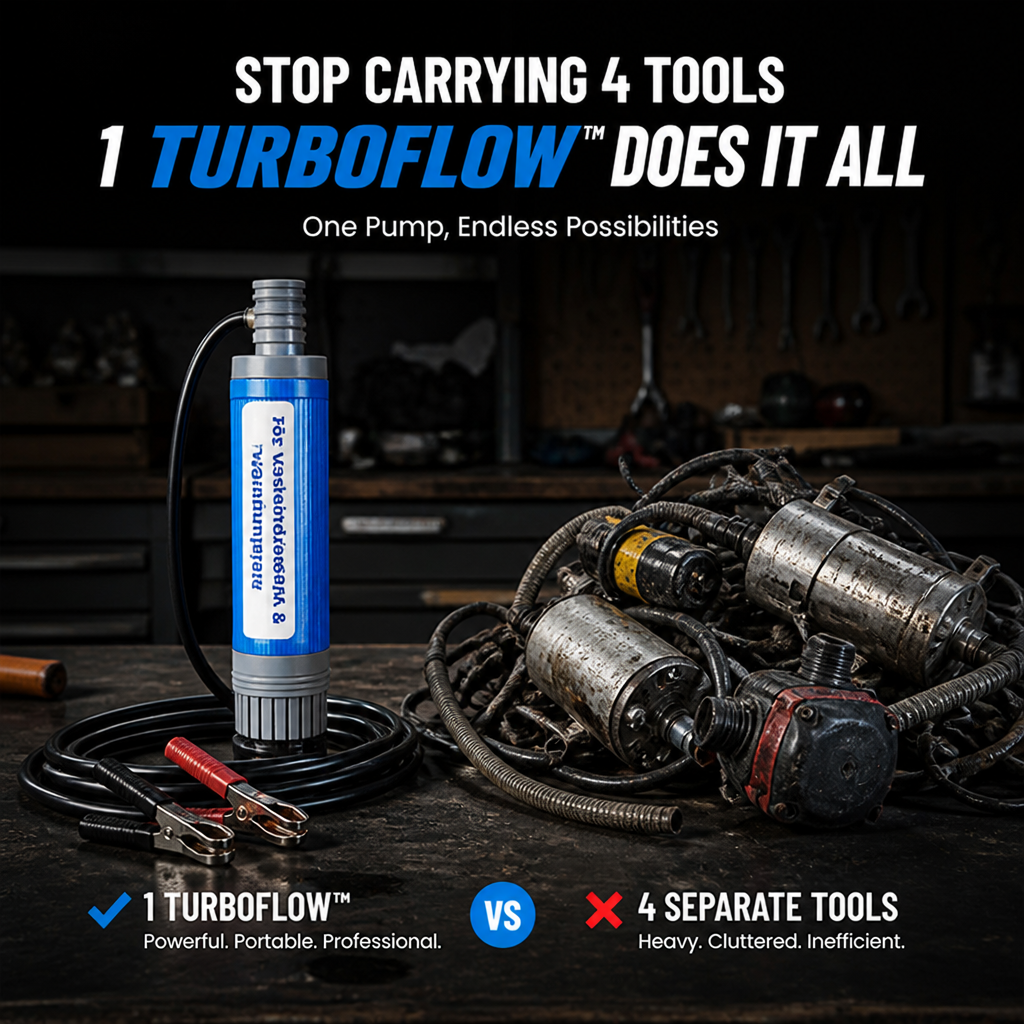 TurboFlow™ — Power Through Fluid Transfers with Lightning-Fast Precision and Zero Hassle