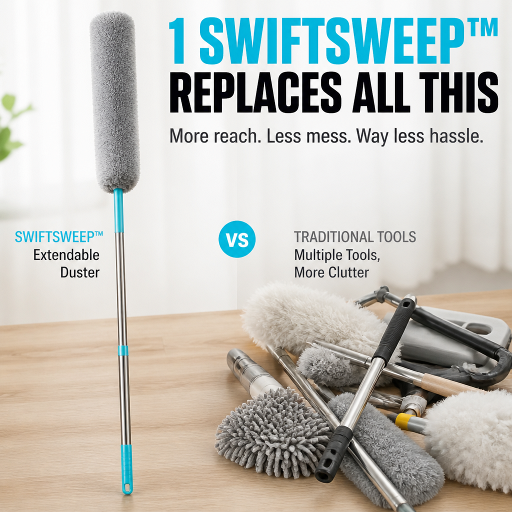 SwiftSweep™ — Clean Deep, Reach Far, Relax Sooner