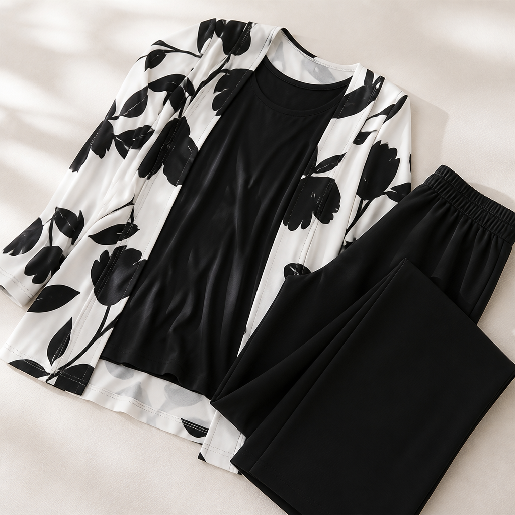 AuraLuxe™ 3-Piece Ensemble — Unlock All-Day Confidence with Effortless Style and Supreme Comfort