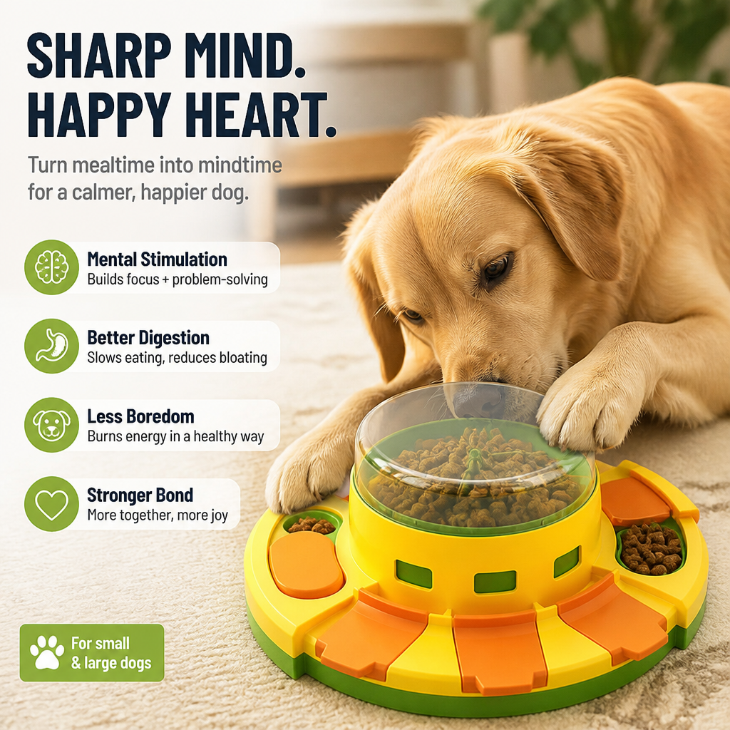 BrainBite™ — Ignite Your Dog’s Brain, Calm Their Mind, and Make Every Meal Pure Joy