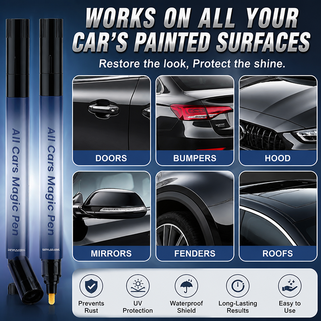 FlawLessPro™ Touch-Up Pen — Instantly Erase Scratches and Drive with Unstoppable Confidence