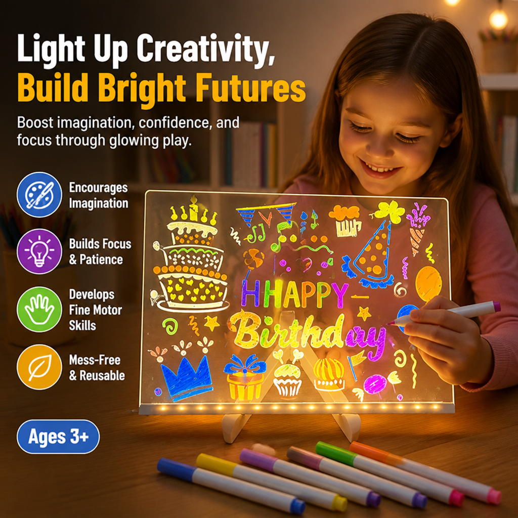 LumaSketch™️ LED Ride Board — Ignite Their Imagination with Glowing Masterpieces That Inspire Confidence and Joy