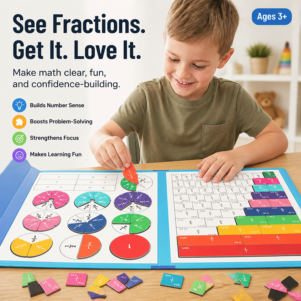 MathTactix™ — Ignite Your Child’s Love for Fractions with Playful, Hands-On Confidence
