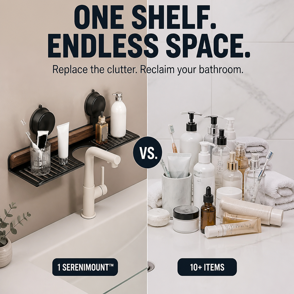 SereniMount™ — Transform Cluttered Chaos into Peaceful, Stylish Space Instantly