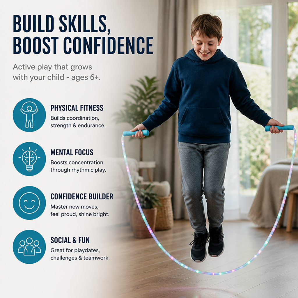 FlashStride™ — Turn Every Jump Into a Joy-Filled Light Show Kids Can’t Resist