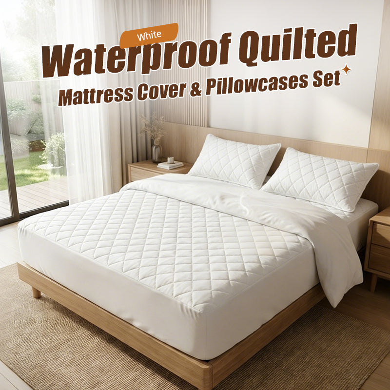 VelumiGuard™ Mattress Protector Set — Wrap Your Bed in Cloud-Like Softness and Rock-Solid, Worry-Free Shielding