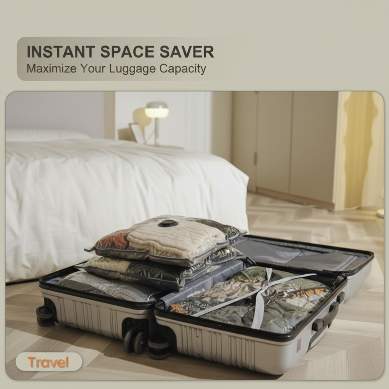GlideSeal™ — Slash Luggage Bulk and Travel Light Like a Pro