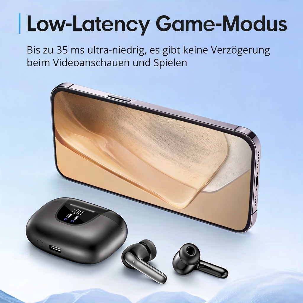 Headphones | Wireless Earbuds | Long-Lasting Battery & Clear Sound | Auralyx Pods