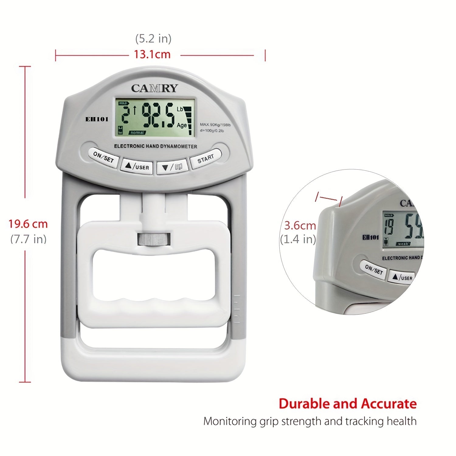 GripPower Plus – Smart Digital Hand Strength Tester